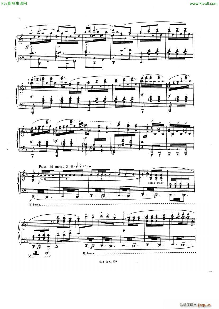 chevillard chabrier espana(钢琴谱)14