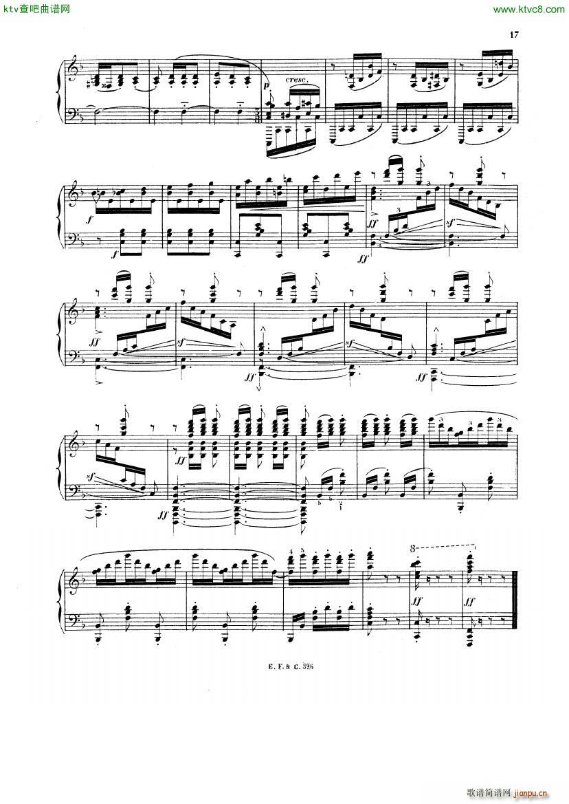 chevillard chabrier espana(钢琴谱)17