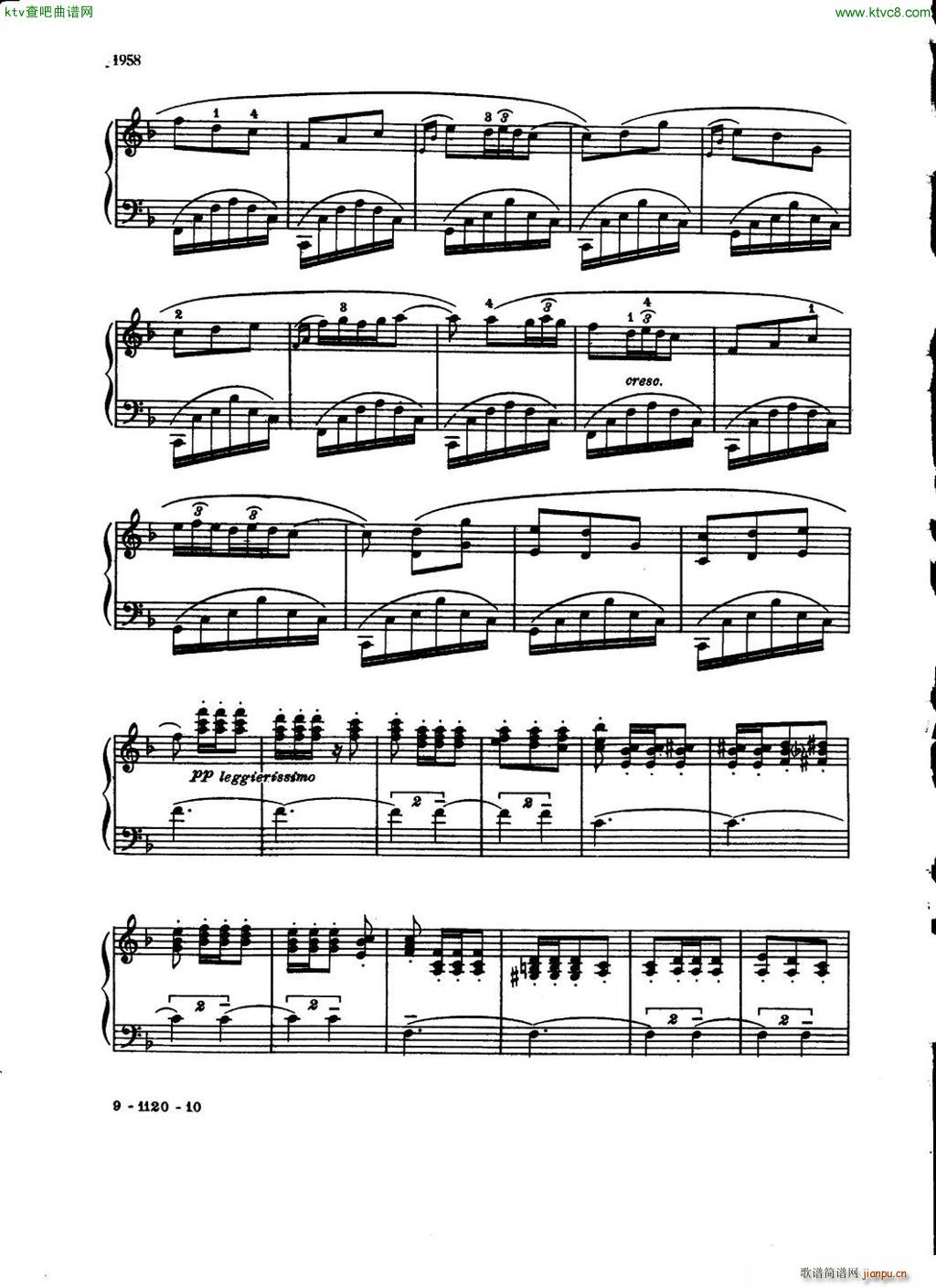 Chabrier Berge Espana(钢琴谱)9