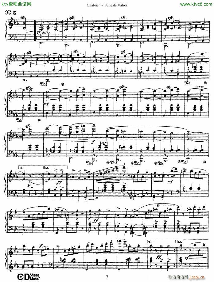 Chabrier Suite de Valses(钢琴谱)5