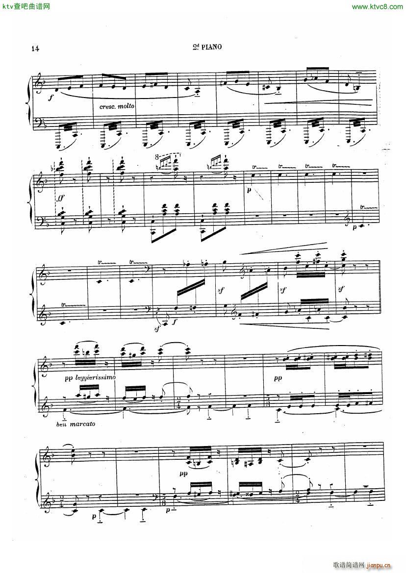Chabrier Espana for two pianos(钢琴谱)9