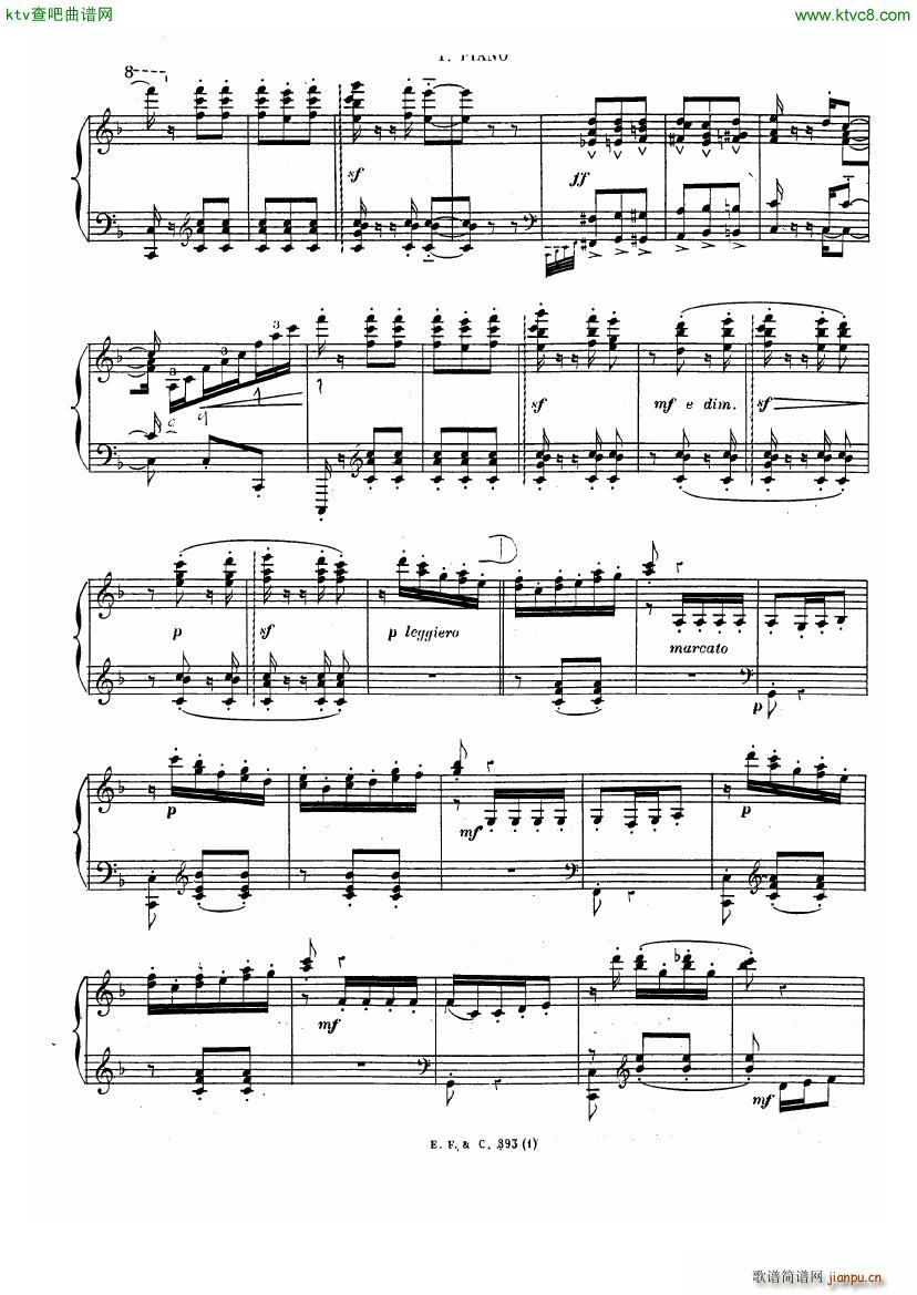 Chabrier Espana for two pianos(钢琴谱)10