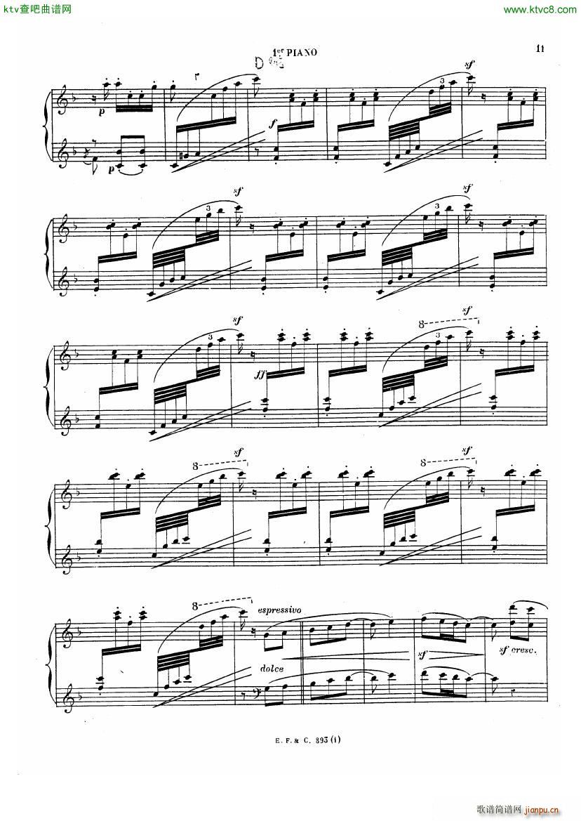 Chabrier Espana for two pianos(钢琴谱)11