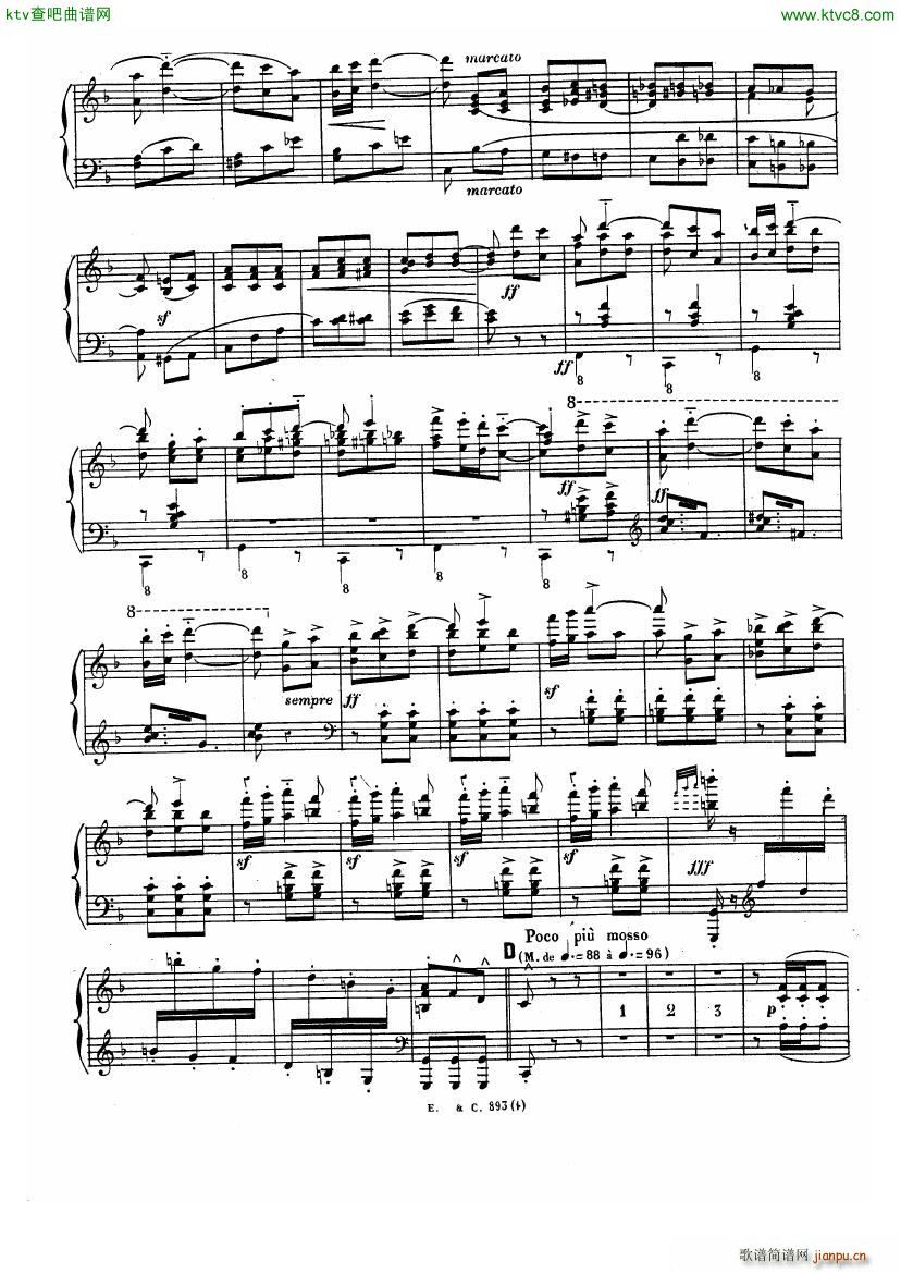 Chabrier Espana for two pianos(钢琴谱)12