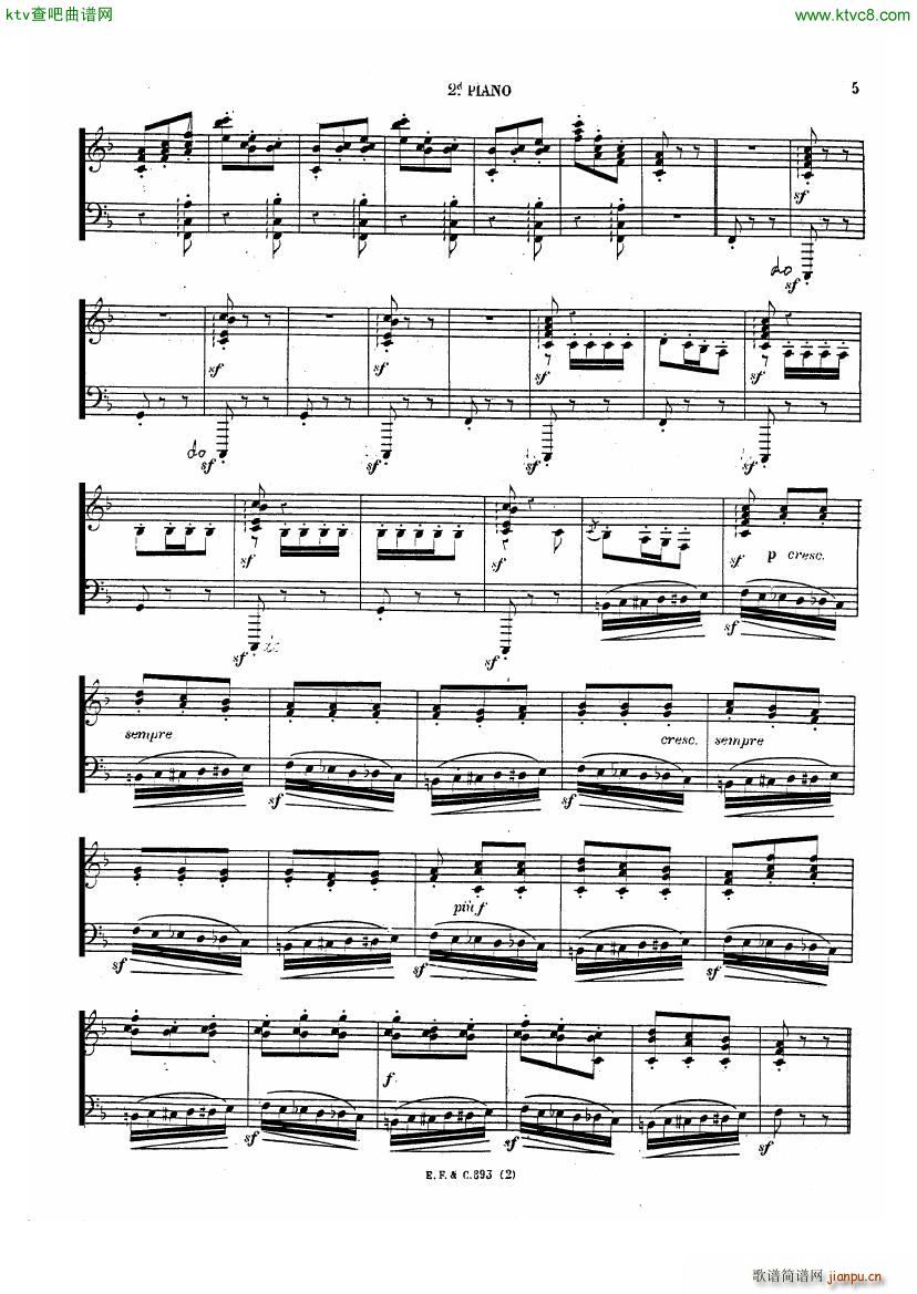 Chabrier Espana for two pianos(钢琴谱)19