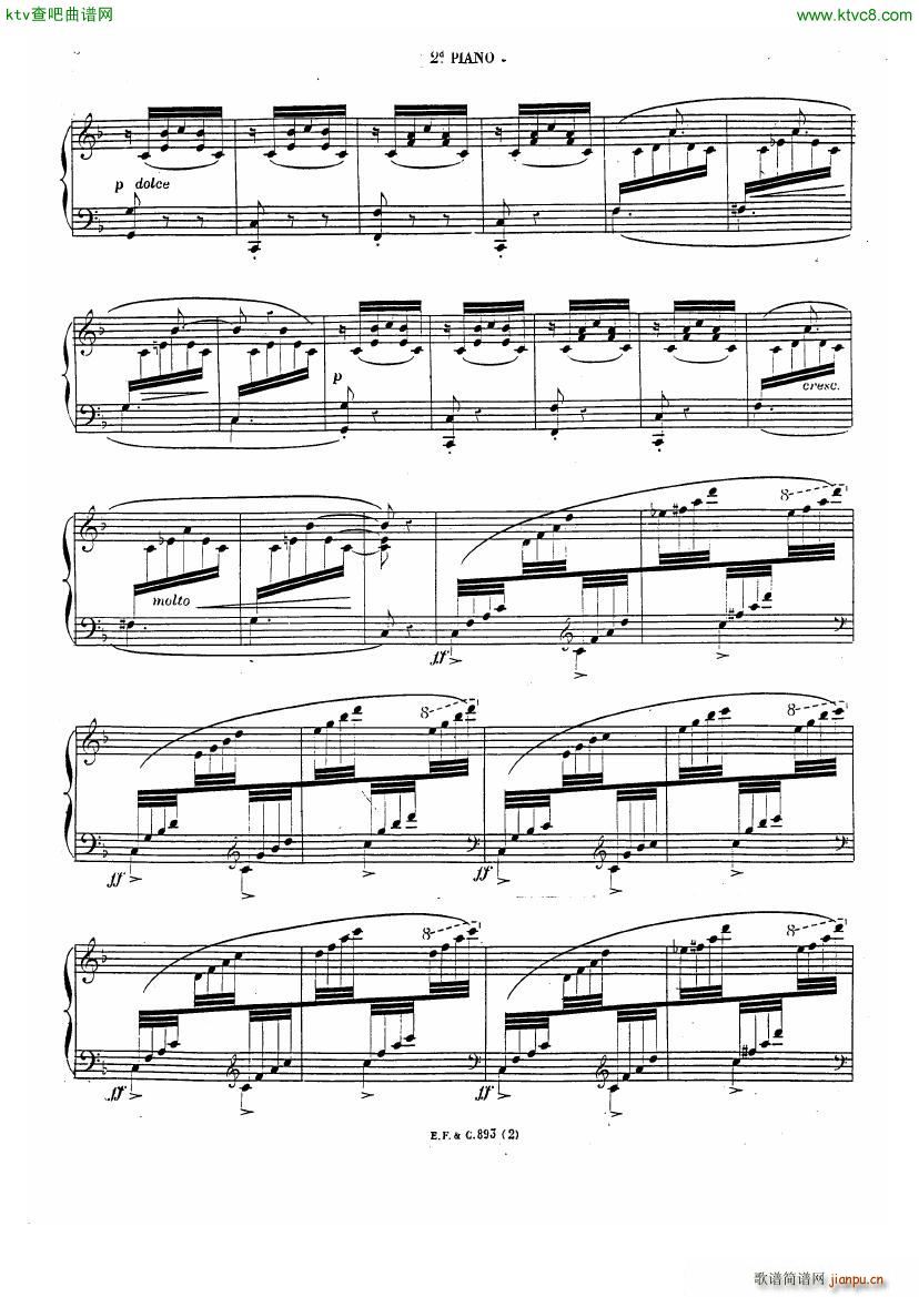 Chabrier Espana for two pianos(钢琴谱)20