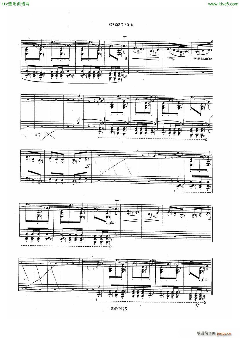Chabrier Espana for two pianos(钢琴谱)22