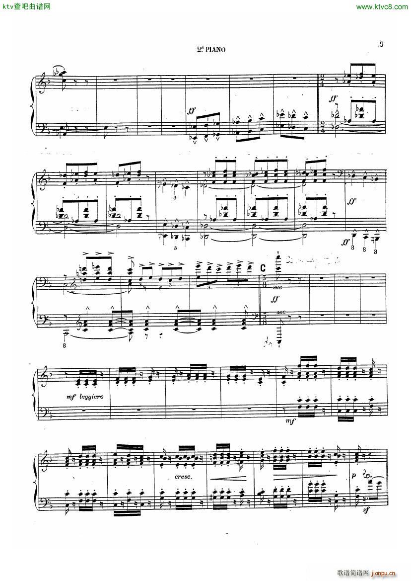 Chabrier Espana for two pianos(钢琴谱)23