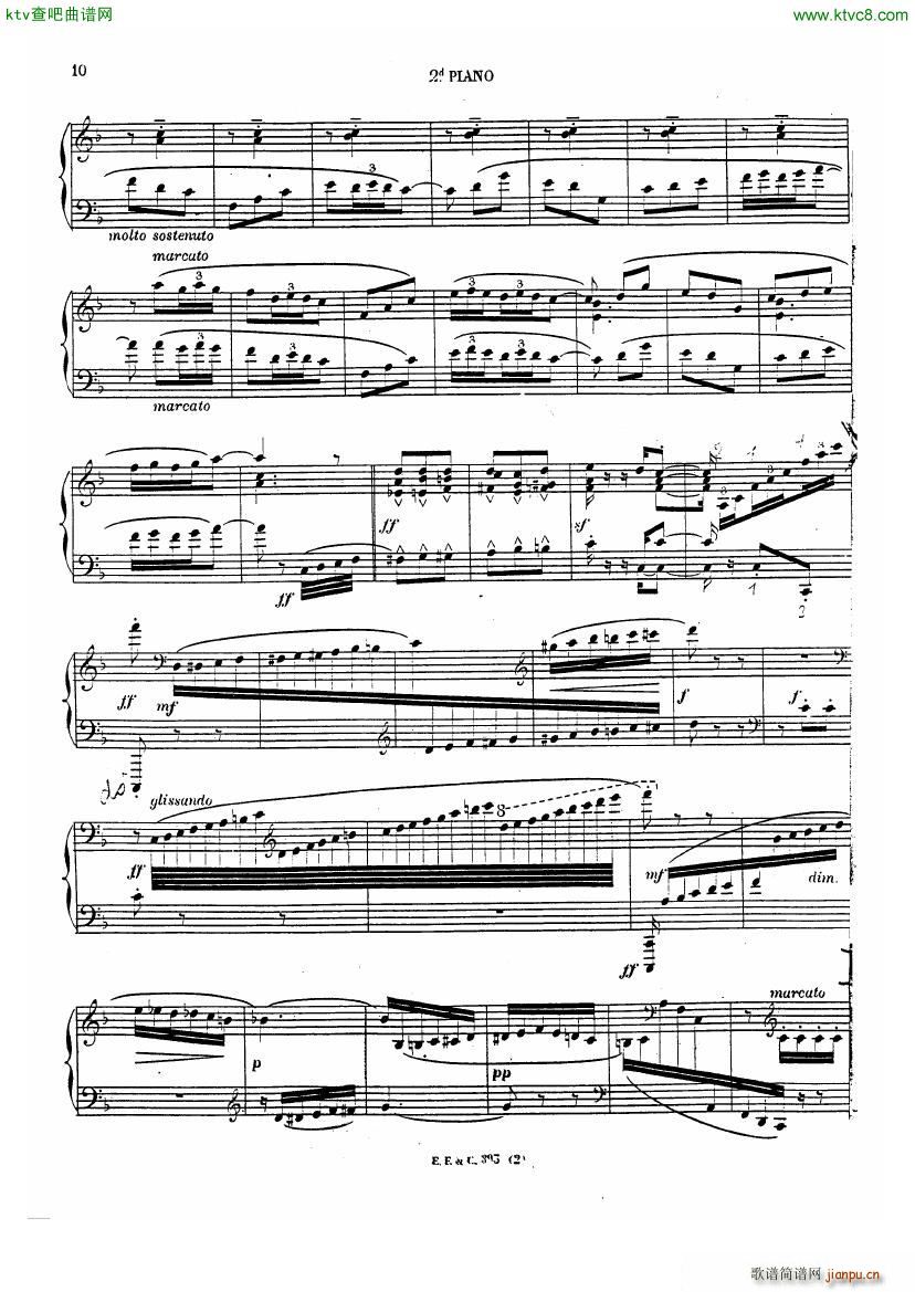 Chabrier Espana for two pianos(钢琴谱)24