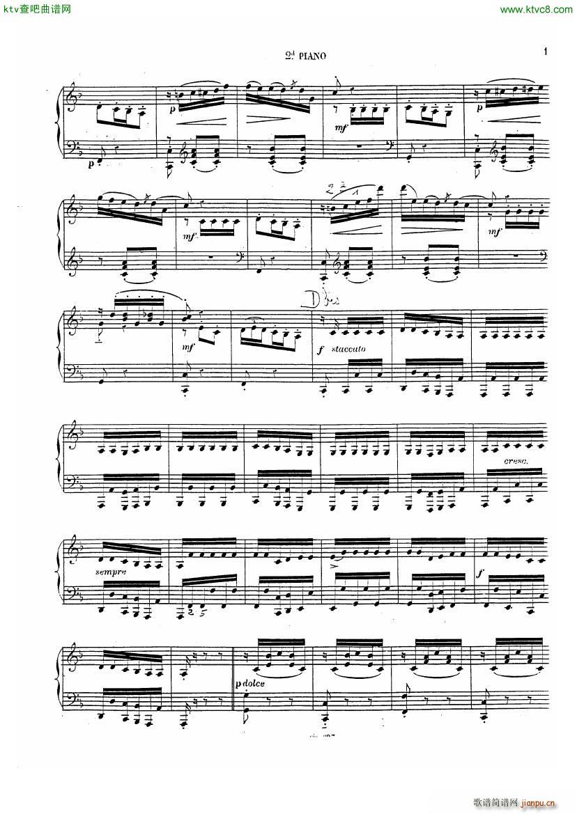 Chabrier Espana for two pianos(钢琴谱)25