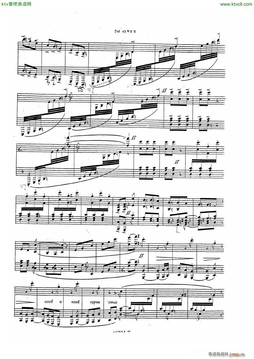 Chabrier Espana for two pianos(钢琴谱)26
