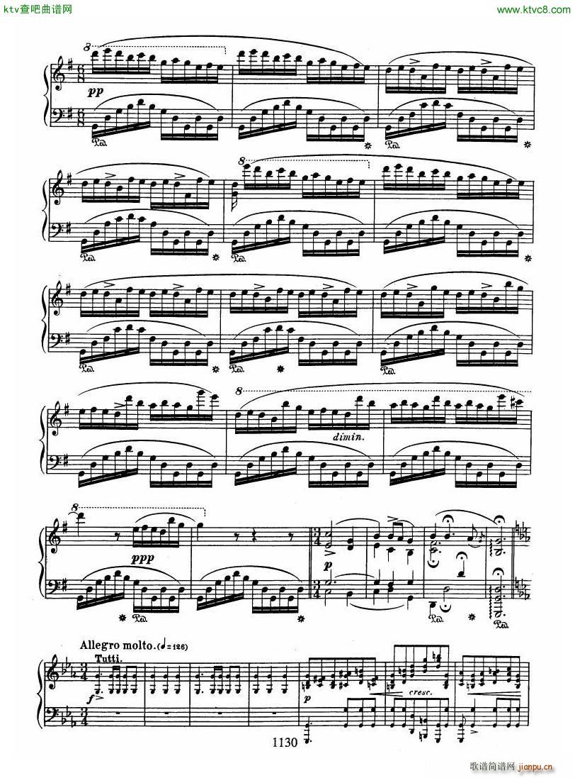 chopin op22 Andante Spianato Grande Polonaise(钢琴谱)5