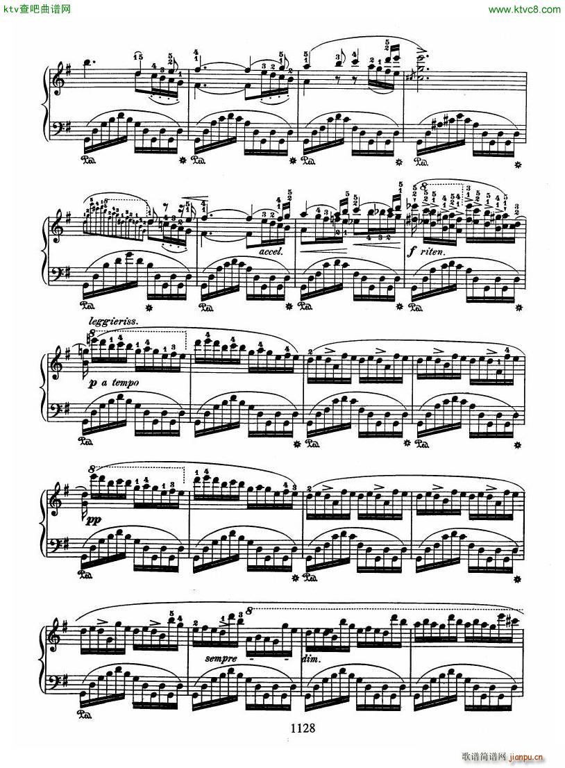chopin op22 Andante Spianato Grande Polonaise(钢琴谱)3