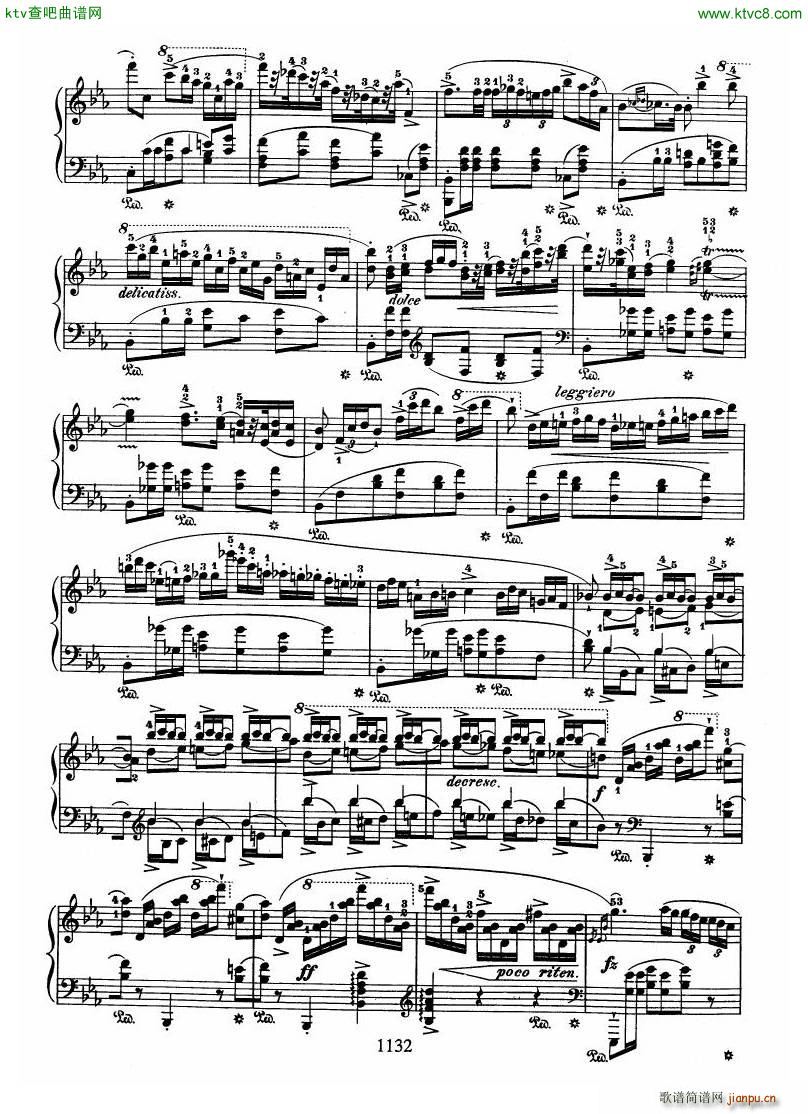 chopin op22 Andante Spianato Grande Polonaise(钢琴谱)7