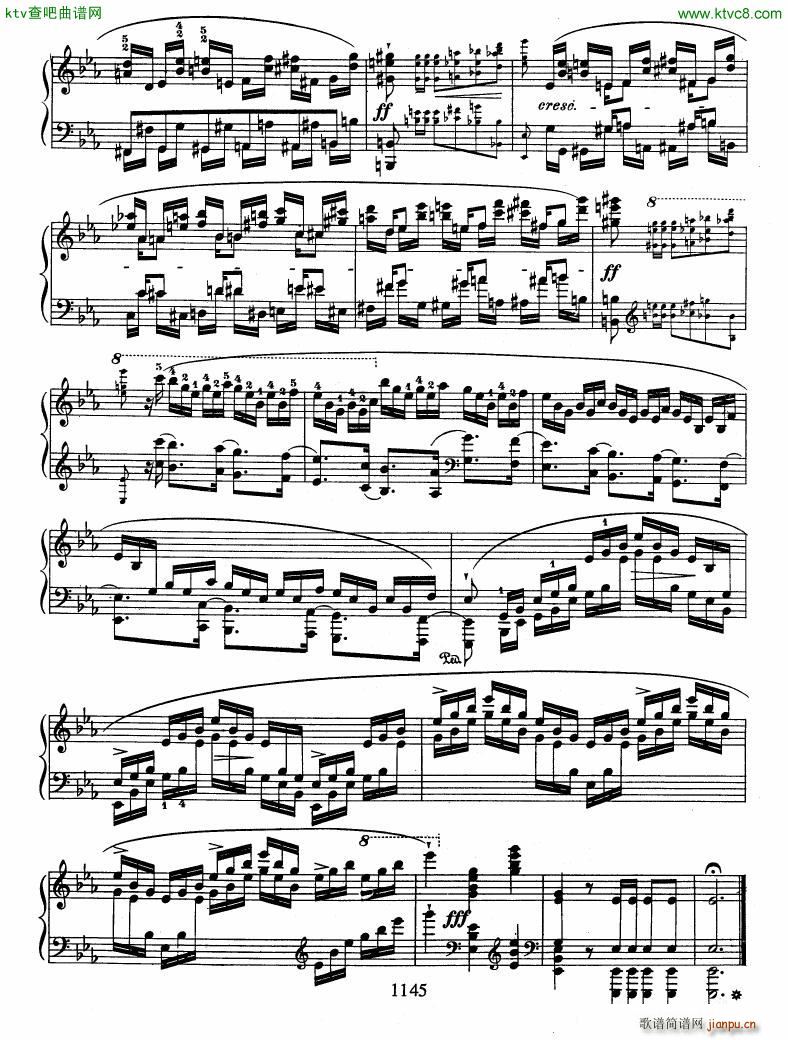 chopin op22 Andante Spianato Grande Polonaise(钢琴谱)20