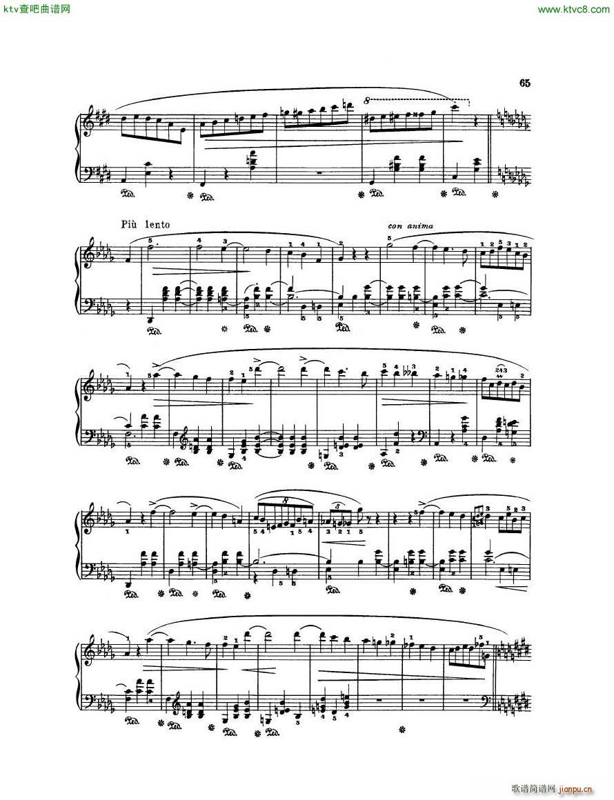 Chopin Op 64 No 2 Waltz in C minor(钢琴谱)3