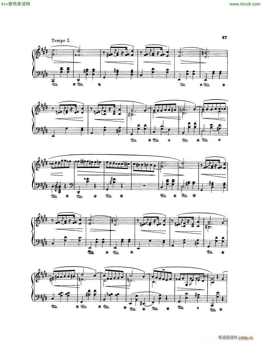 Chopin Op 64 No 2 Waltz in C minor(钢琴谱)5