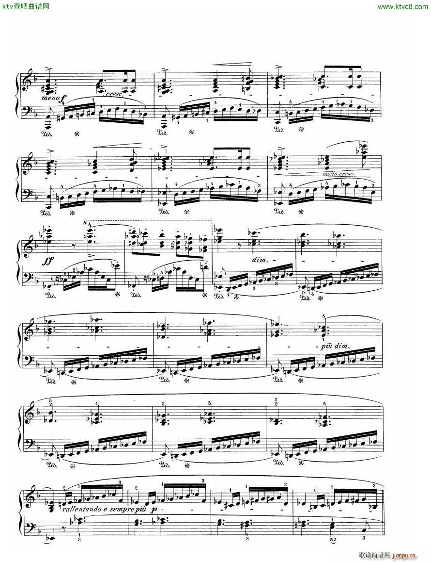 Chopin Ballade no 2 in F op 38(钢琴谱)3