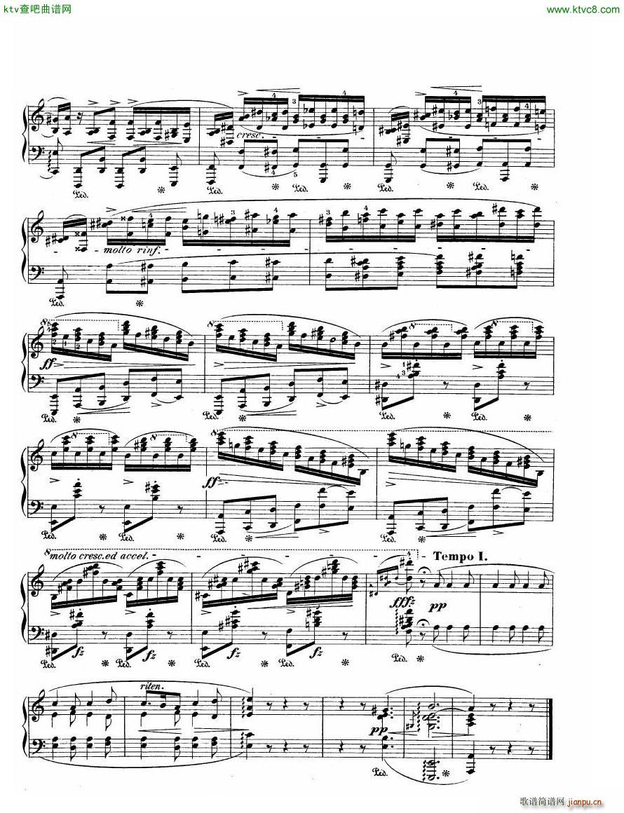 Chopin Ballade no 2 in F op 38(钢琴谱)8