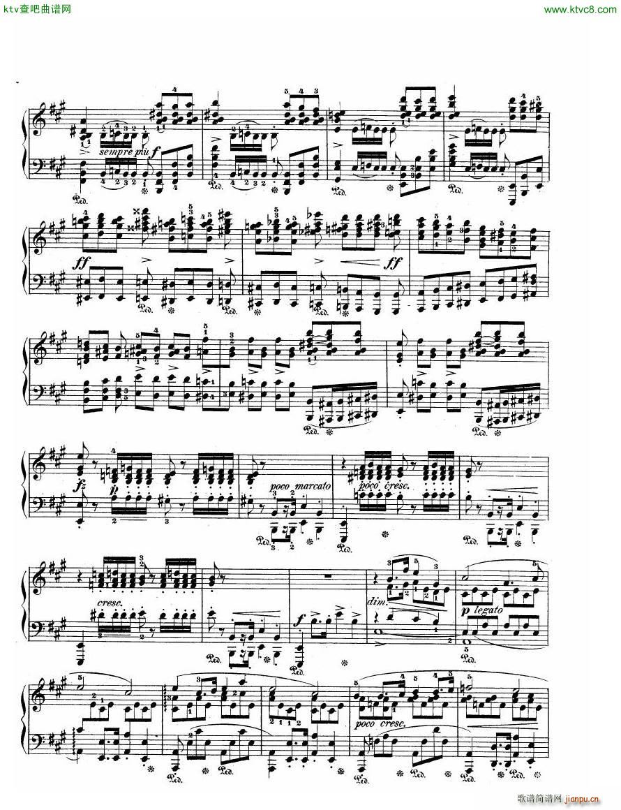 Chopin Allegro de Concerto Op 46(钢琴谱)3