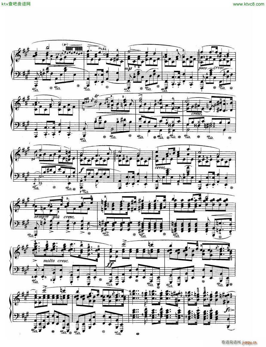 Chopin Allegro de Concerto Op 46(钢琴谱)5