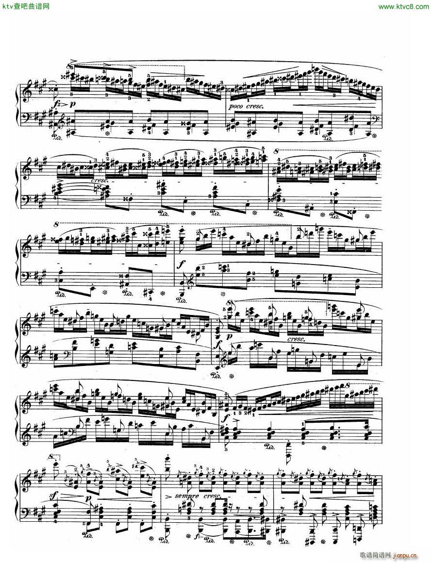 Chopin Allegro de Concerto Op 46(钢琴谱)17