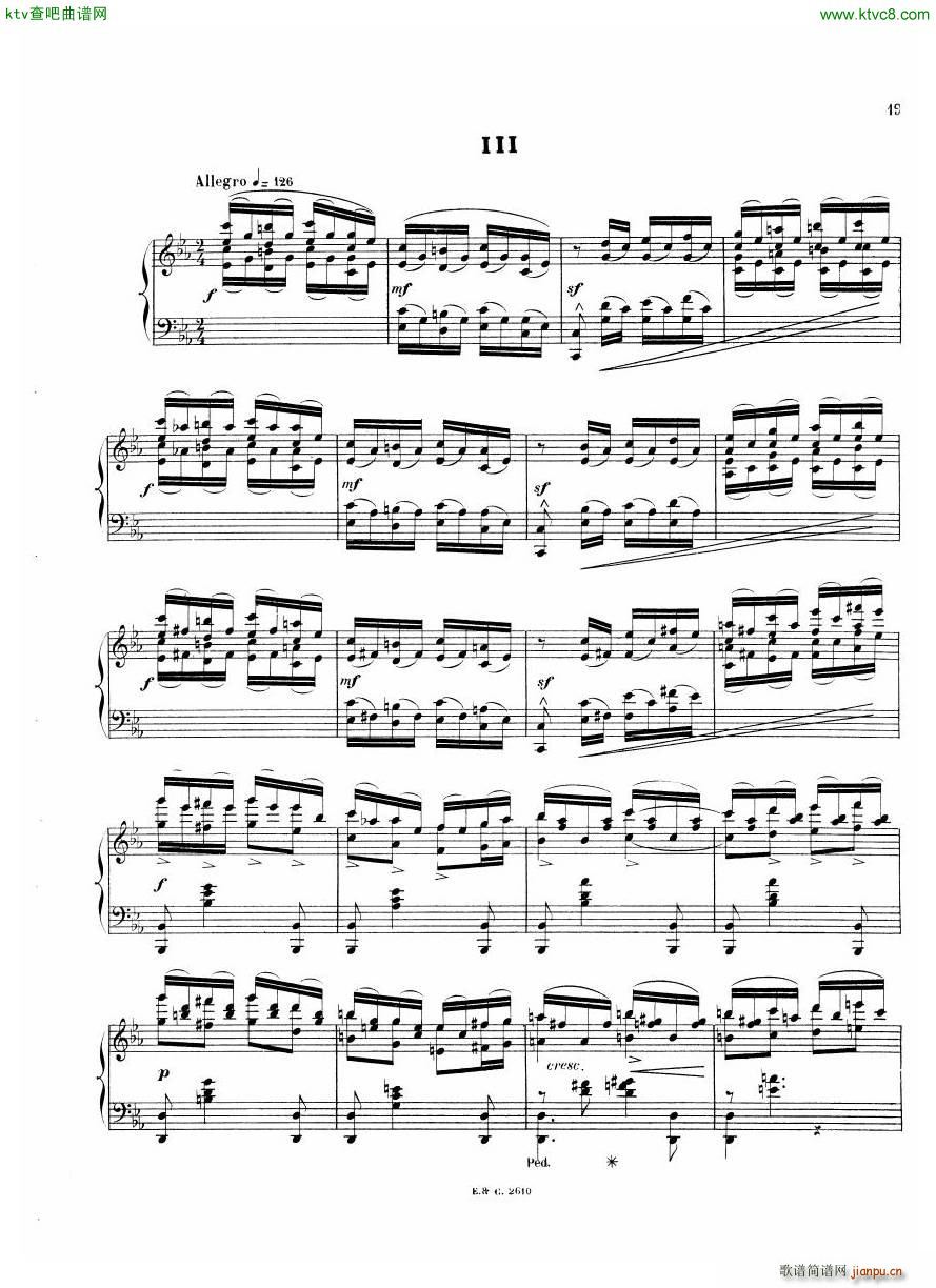 chaminade sonata 3(钢琴谱)1