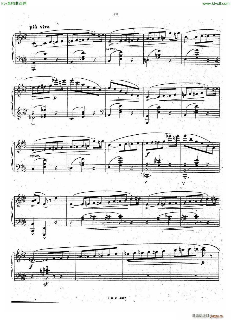 chaminade six feuillets 2(钢琴谱)1