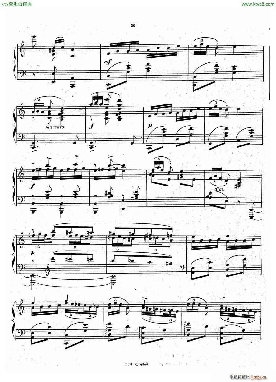 chaminade six feuillets 2(钢琴谱)11