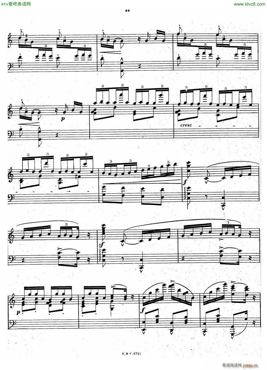 chaminade six feuillets 2(钢琴谱)12