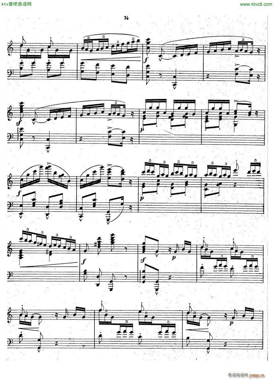 chaminade six feuillets 2(钢琴谱)15