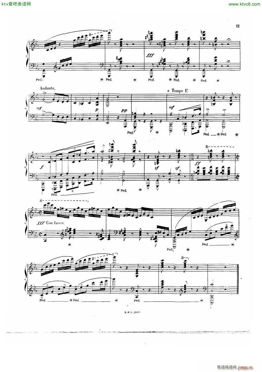 Chaminade 21 PianoSonata(钢琴谱)12