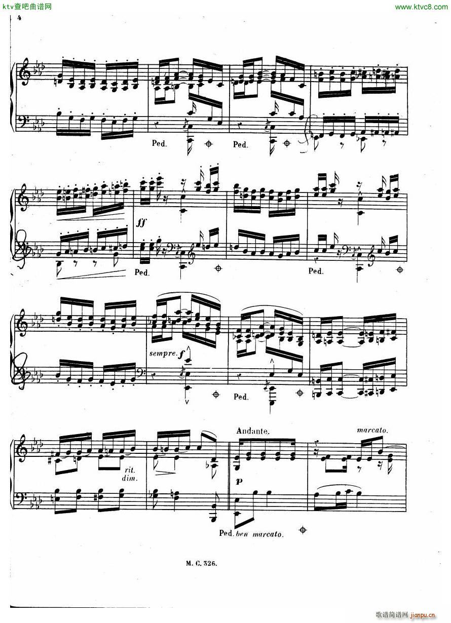 Chaminade 20 Intermezzo(钢琴谱)3