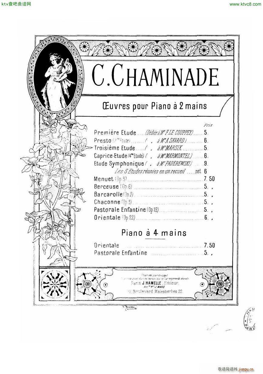 Chaminade 08 Chaconne(钢琴谱)1