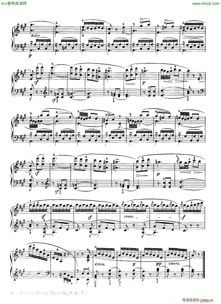 Clementi 25 5 Sonata Fsharp minor(钢琴谱)17