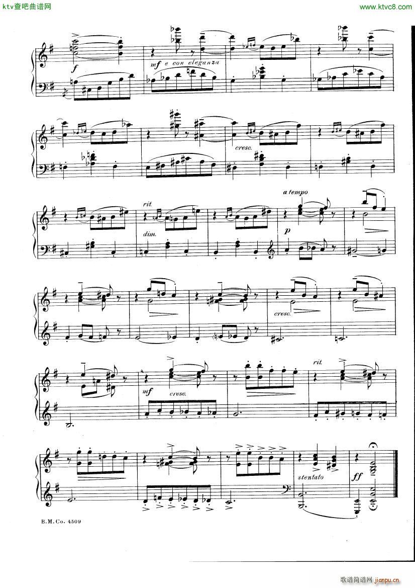 Cilea Francesco Scherzino(钢琴谱)5