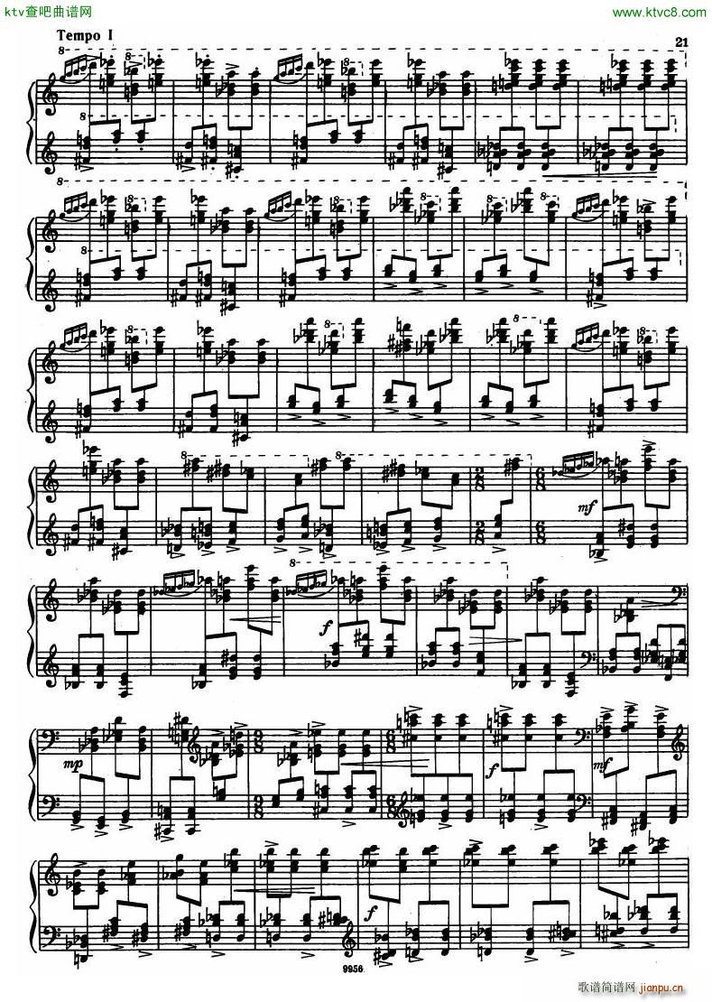 chudova toccata(钢琴谱)10