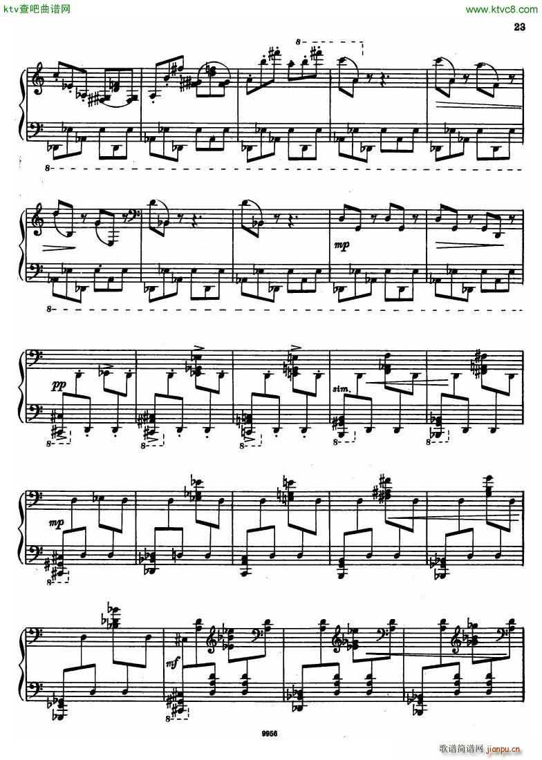 chudova toccata(钢琴谱)12