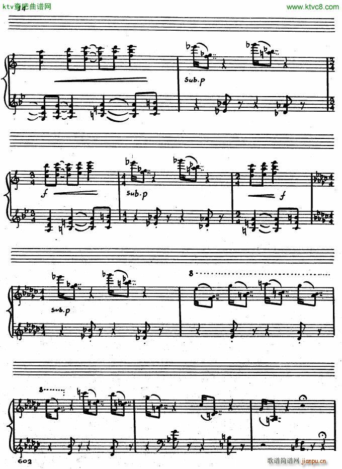 Chudova Tatiana 4 pieces(钢琴谱)13