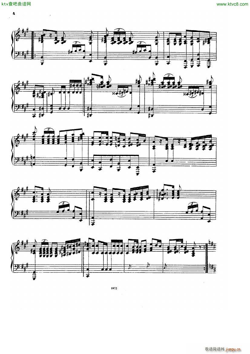 Zichy Chopin Polonaise in A for the left hand(钢琴谱)3