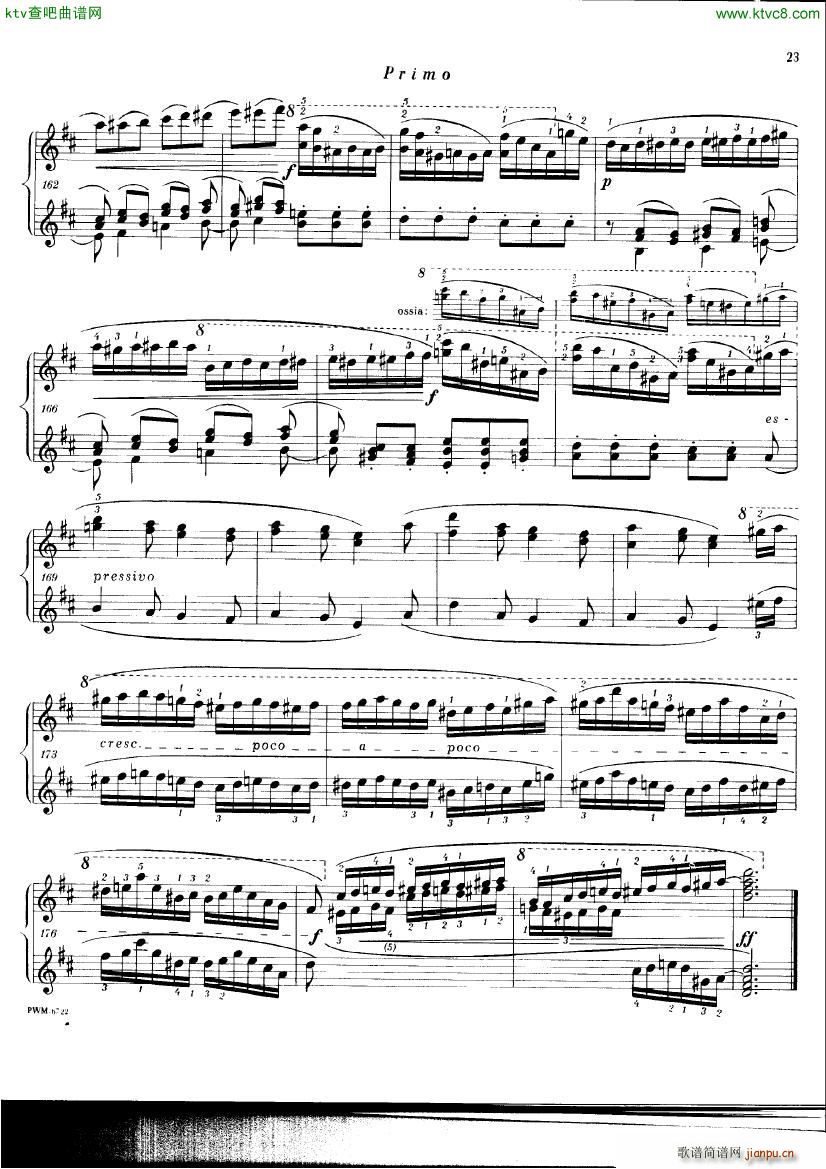 Chopin ekier variations in D(钢琴谱)21