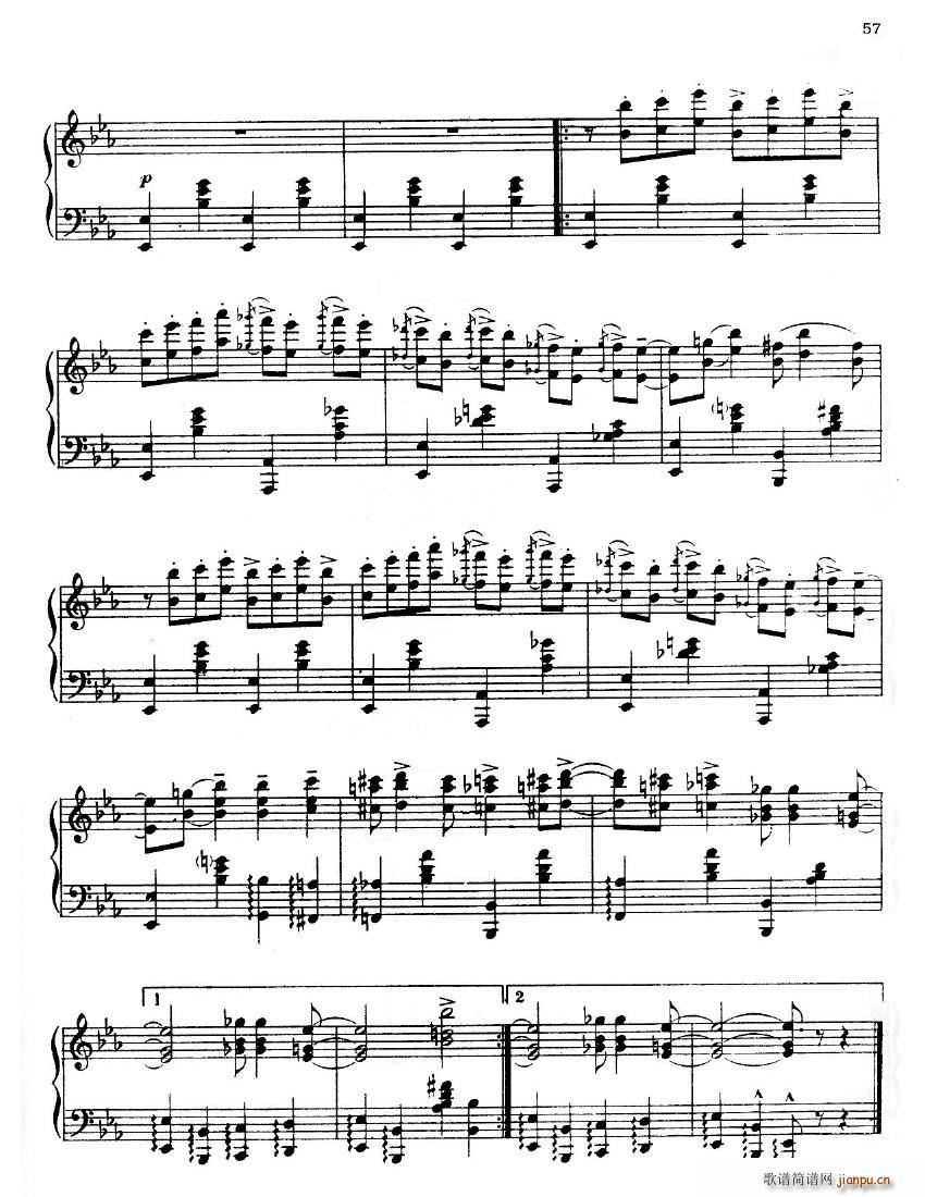 Confrey African Suite 2 Kinda Careless(钢琴谱)3