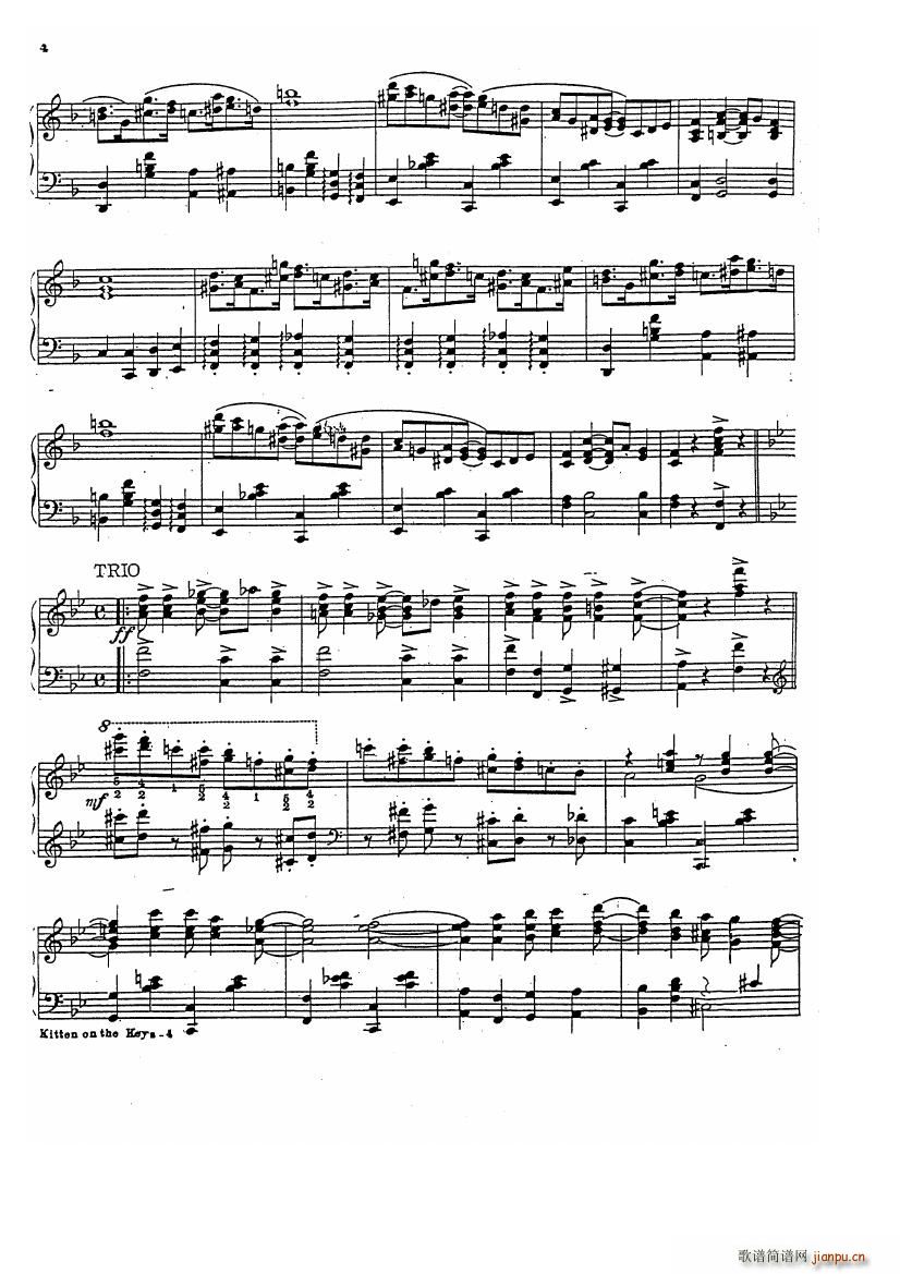 Confrey Kitten on the Keys(钢琴谱)3