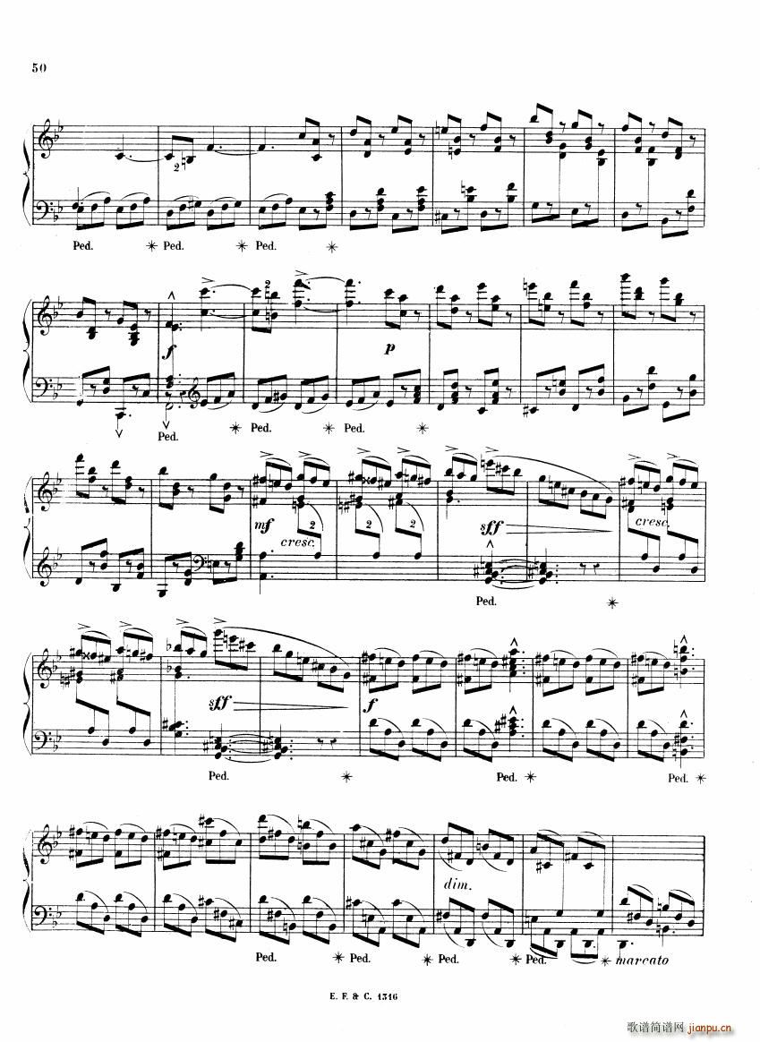 Chaminade 6 Etudes Op35 二(钢琴谱)9