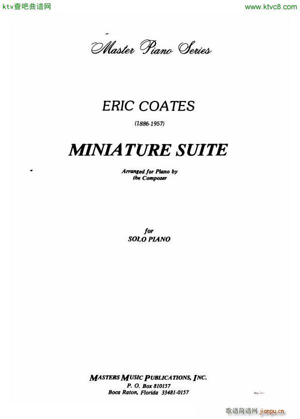 Coates Miniature Suite(钢琴谱)1
