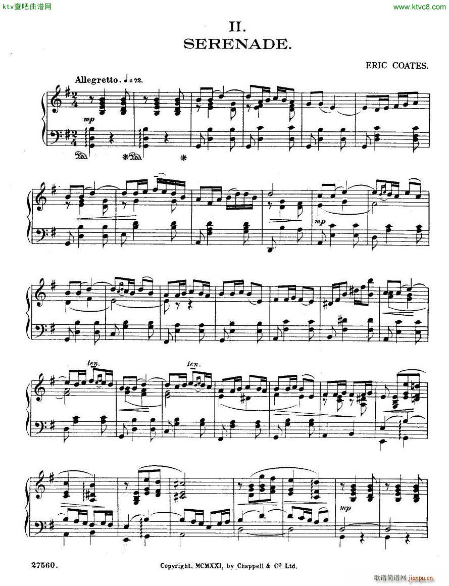 Coates Joyous Youth Piano Suite(钢琴谱)11