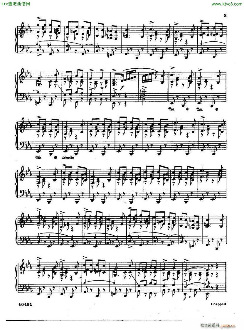 Coates Holborn March(钢琴谱)3