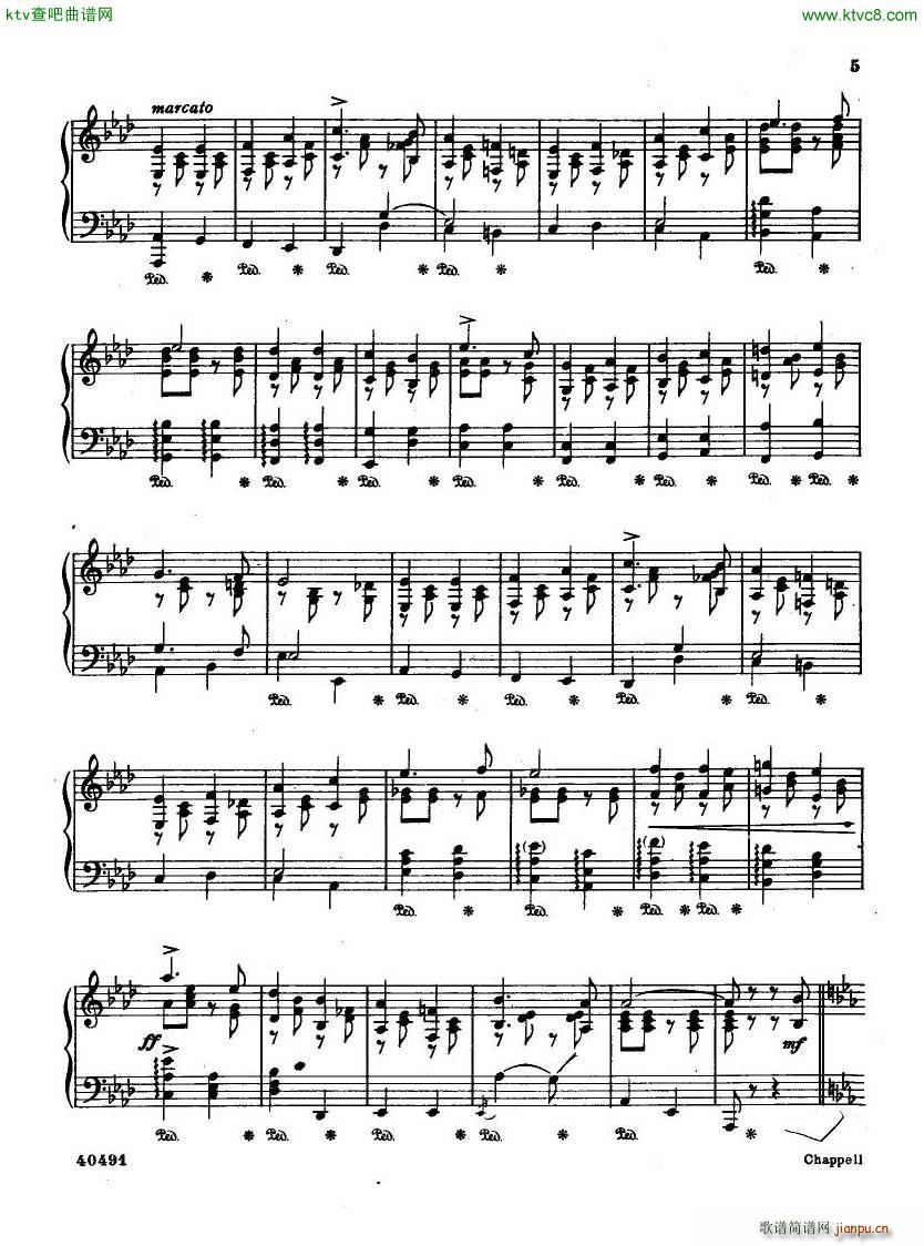 Coates Holborn March(钢琴谱)5