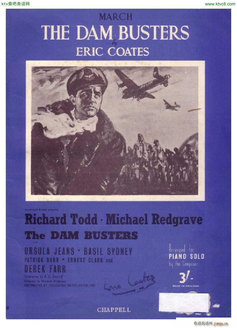 Coates Dam Busters March(钢琴谱)1