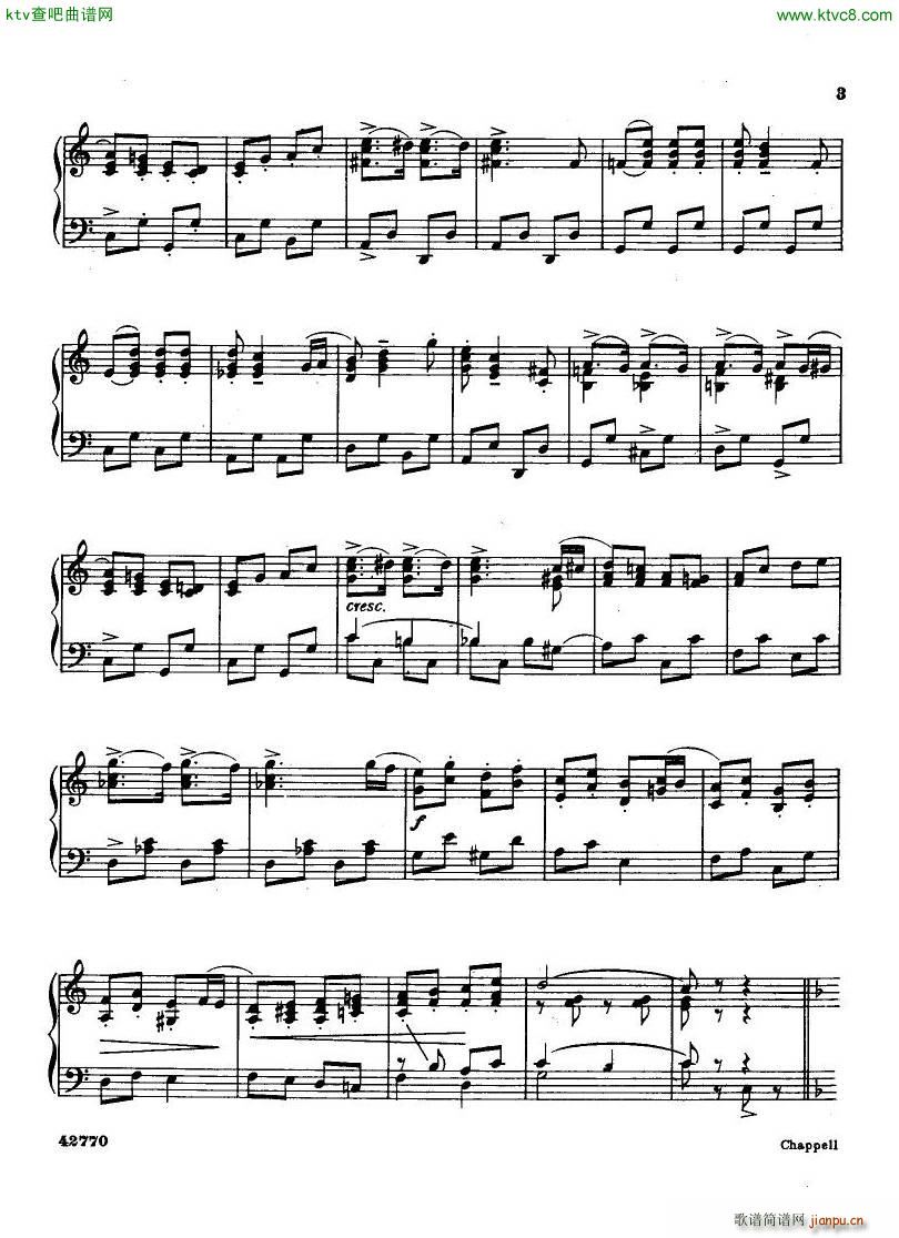 Coates Dam Busters March(钢琴谱)3